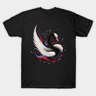 Patriotic Swan T-Shirt